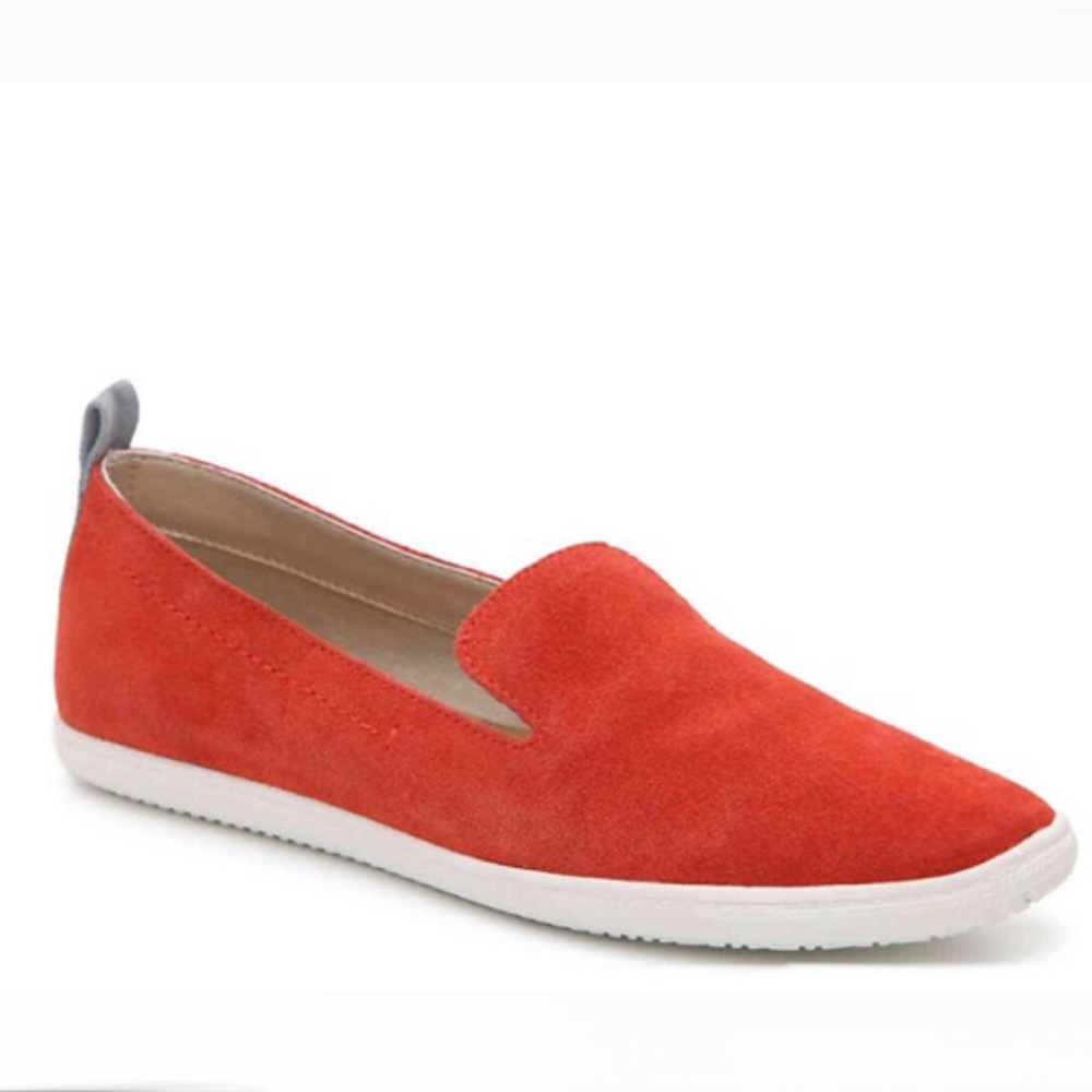 Red Suede Dolce Vita Loafers